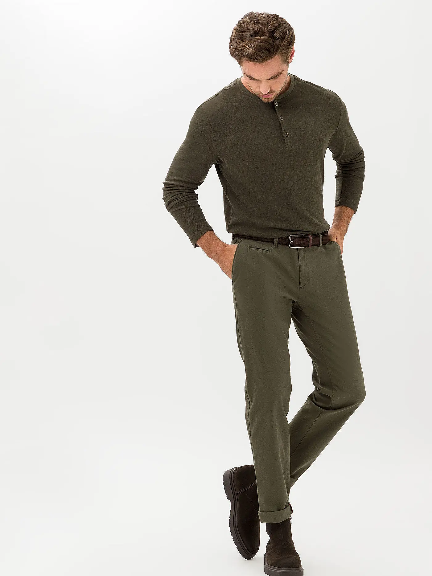 BRAX | Chino FABIO IN | olive